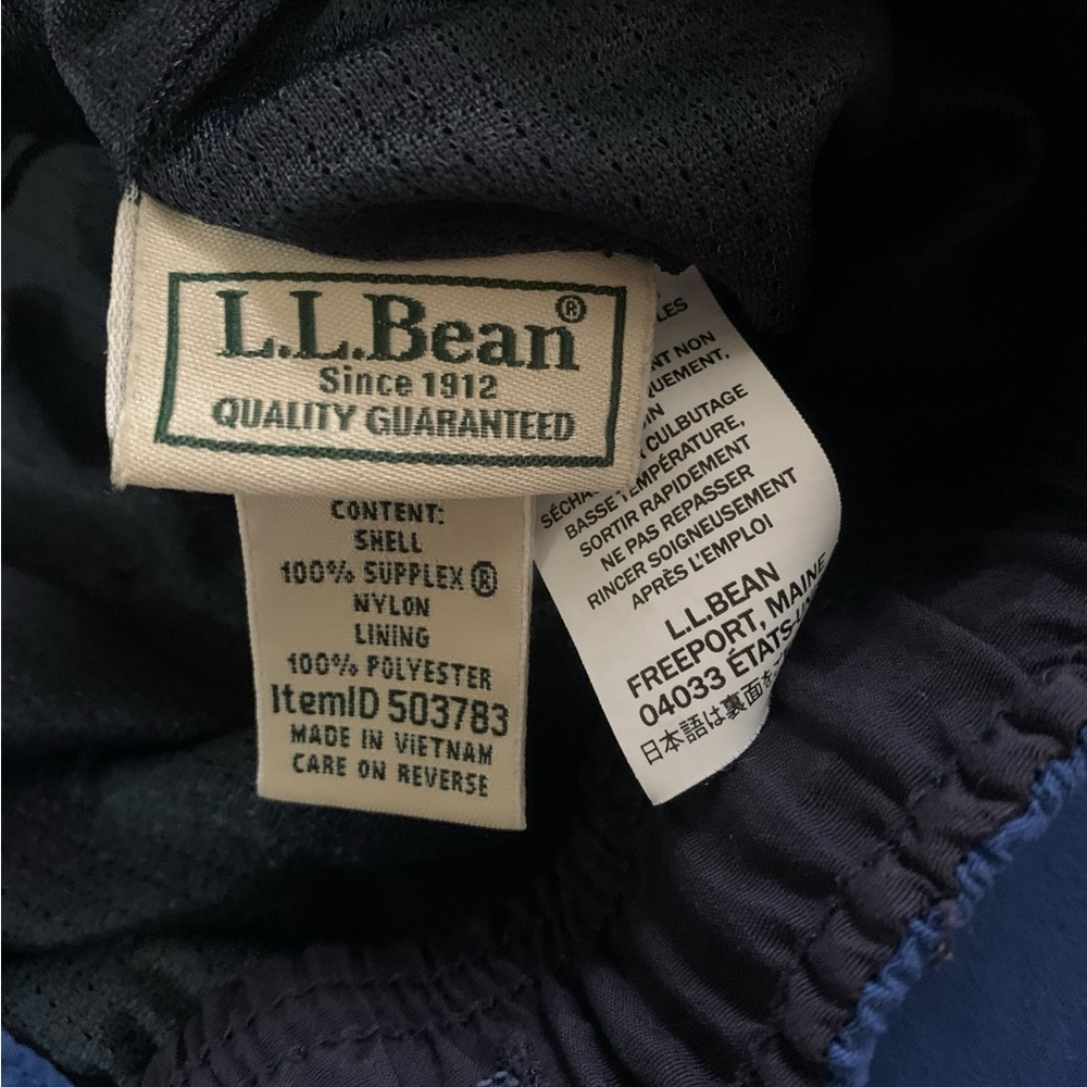 L.L. Bean Navy Swim Trunks - Picture 4 of 10